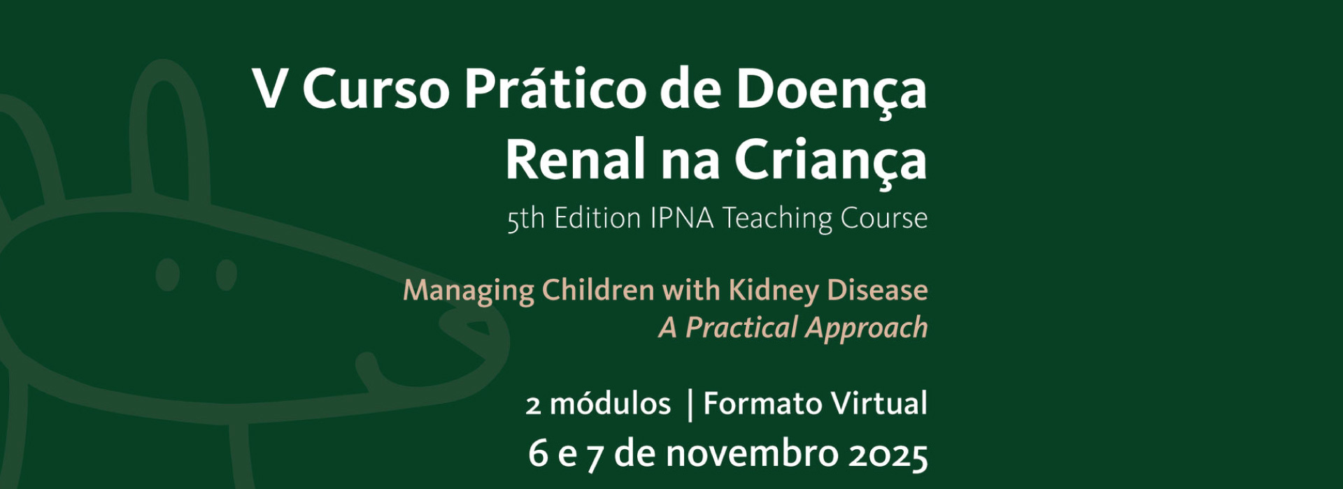 Banner V Curso Pratico Doenca Renal Crianca