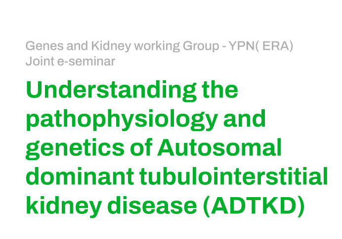 Thumb Understanding The Pathophysiology And Genetics Of Autosomal Dominant Tubulointerstitial Kidney Disease Adtkd